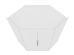 Oulu Corner Wardrobe - White