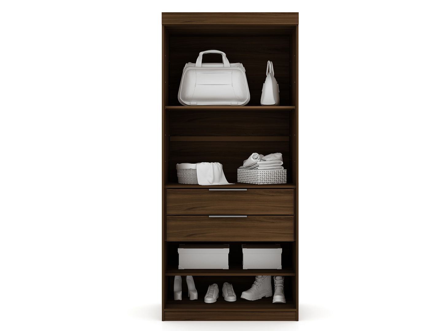 Oulu Modular Wardrobe - Brown