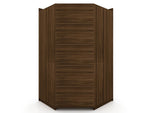 Oulu 2-Piece Modular Corner Wardrobe - Brown