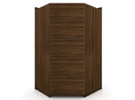 Oulu 3-Piece Modular Corner Wardrobe - Brown