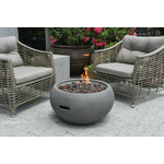 Kyushu Concrete Lava Stone Fire Pit (Modeno) â€“ Propane