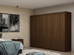 Oulu 3-Piece Modular Wardrobe - Brown