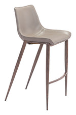 Teglberg Bar Height Stool - Greyish Brown/Walnut - Set of 2