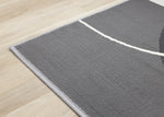 Functional Contemporary Area Rug - Grey - 5' X 8'