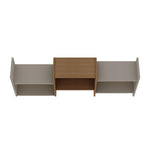 Applesham Accent Shelves - Off White/Maple Cream