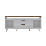 Nuuk TV Stand - Off White/Nature