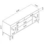 Nuuk TV Stand - Off White/Nature