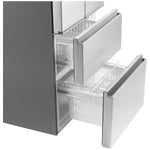 Haier Fingerprint Resistant Stainless Steel 4-Door French-Door Refrigerator (14.5 cu ft)- QJS15HYRFS