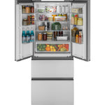 Haier Fingerprint Resistant Stainless Steel 4-Door French-Door Refrigerator (14.5 cu ft)- QJS15HYRFS