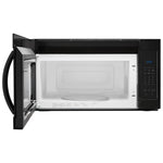 Whirlpool Black Over-the-Range Microwave and Hood Combination (1.7 Cu.Ft.) -YWMH31017HB