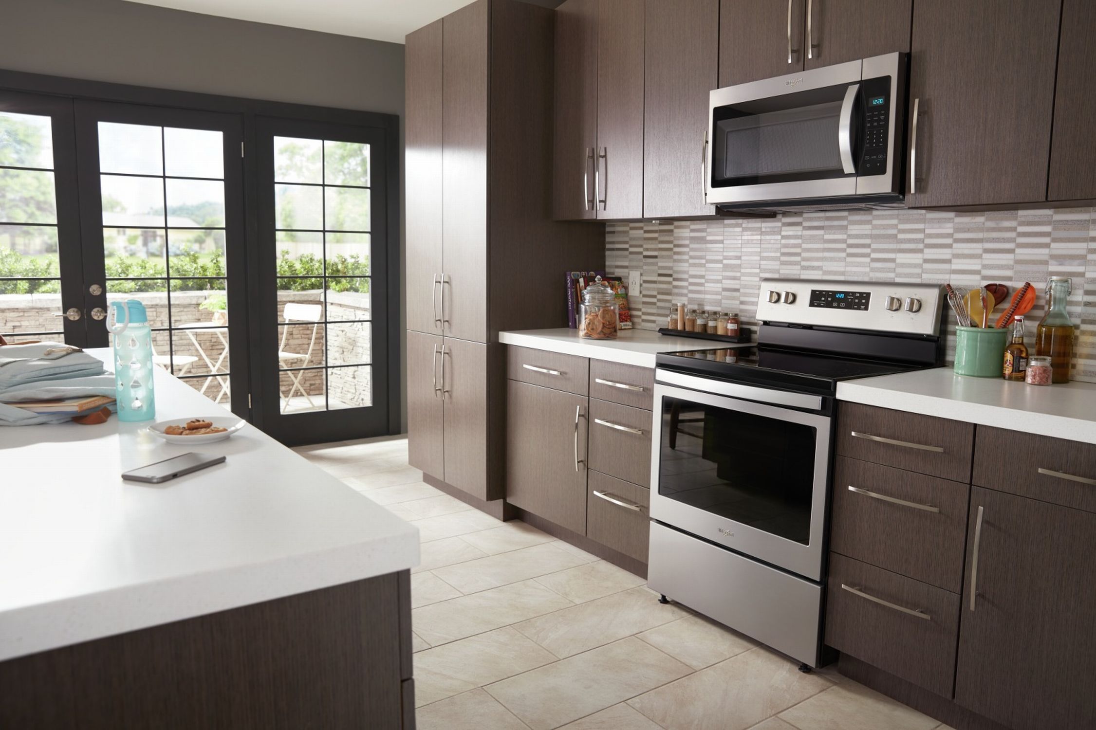 Whirlpool Stainless Steel Over-the-Range Microwave and Hood Combination (1.7 Cu.Ft.) - YWMH31017HS