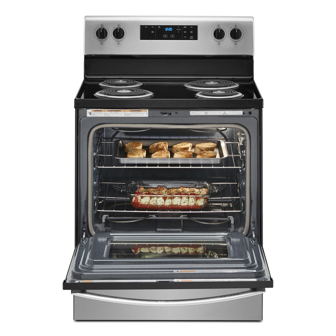 Whirlpool Stainless Steel Freestanding Electric Range (4.8 Cu. Ft.) - YWFC315S0JS