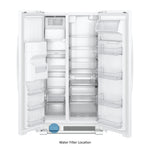 Whirlpool White Side-by-Side Refrigerator (25 Cu. Ft.) - WRS325SDHW