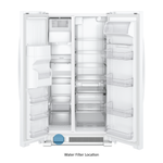 Whirlpool White Side-by-Side Refrigerator (25 Cu. Ft.) - WRS325SDHW