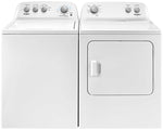 Whirlpool White Top-Load Washer (4.4 cu. ft.) & Electric Dryer (7.0 cu. ft.) - WTW4855HW/YWED4850HW