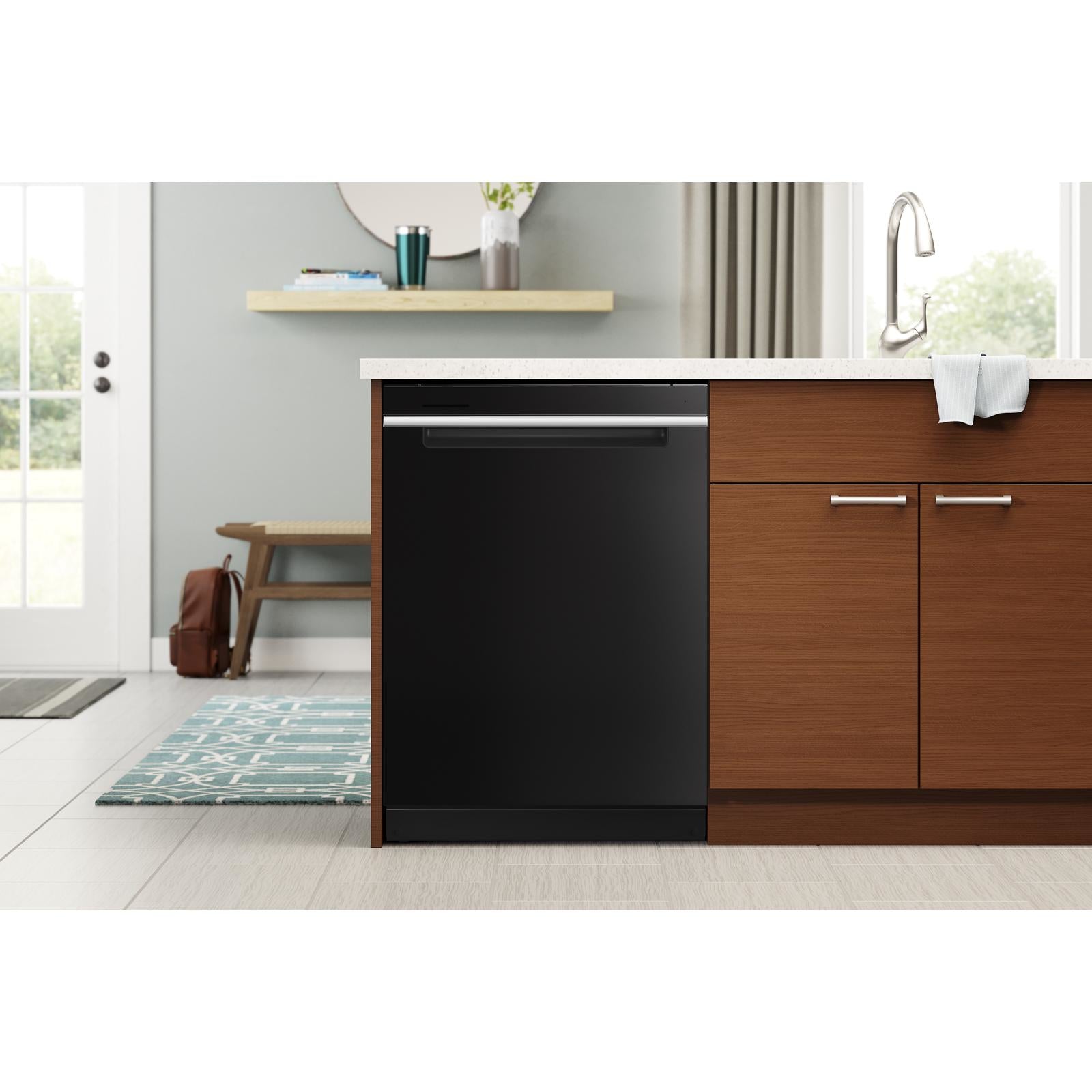 Whirlpool 24" Black Dishwasher with 3rd Rack (47 dBA) - WDTA50SAKB