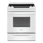 Whirlpool White Electric Range with Frozen Bake Technology (4.8 Cu.Ft) - YWEE515S0LW