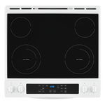 Whirlpool White Electric Range with Frozen Bake Technology (4.8 Cu.Ft) - YWEE515S0LW