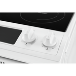 Whirlpool White Electric Range with Frozen Bake Technology (4.8 Cu.Ft) - YWEE515S0LW