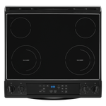 Whirlpool Black Electric Range with Frozen Bake Technology (4.8 Cu.Ft) - YWEE515S0LB