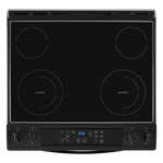 Whirlpool Black Electric Range with Frozen Bake Technology (4.8 Cu.Ft) - YWEE515S0LB
