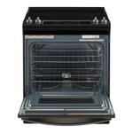 Whirlpool Black Stainless Electric Range with Frozen Bake Technology (4.8 Cu.Ft) - YWEE515S0LV