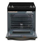 Whirlpool Black Stainless Electric Range with Frozen Bake Technology (4.8 Cu.Ft) - YWEE515S0LV