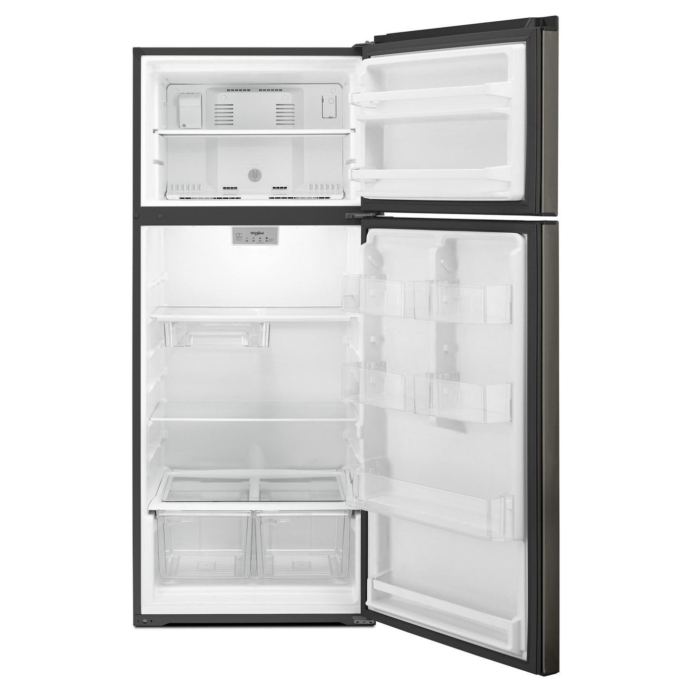 Whirlpool Black Stainless Top Mount Refrigerator (18 cu.ft.) - WRT518SZKV