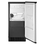 Whirlpool Fingerprint Resistant Stainless Steel Icemaker (25 lbs) - WUI75X15HZ