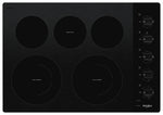 Whirlpool Black 30" Electric Cooktop - WCE77US0HB