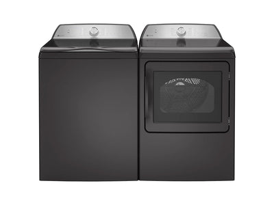 GE Profile Diamond Grey Top Load Washer (5.8 IEC cu. ft.) & GE Profile Diamond Grey Electric Dryer (7.4 cu. ft.) - PTW600BPRDG/PTD60EBMRDG