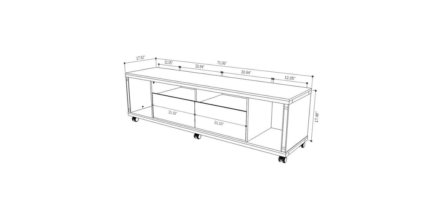Mabu II TV Stand - Black