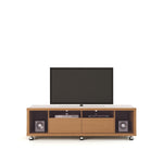 Mabu II TV Stand - Maple/Off White