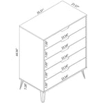 Nuuk 5-Drawer Dresser - Brown