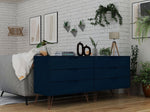 Nuuk 6-Drawer Double Dresser - Midnight Blue
