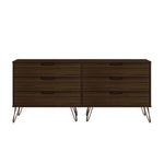 Nuuk 6-Drawer Double Dresser - Brown