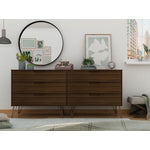 Nuuk 6-Drawer Double Dresser - Brown
