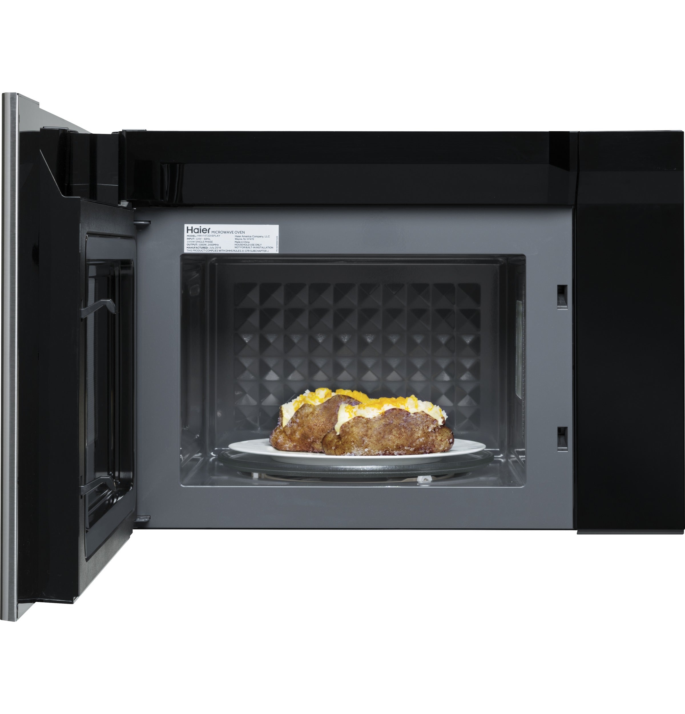 Haier 24" Stainless Steel Over-The-Range Microwave (1.4 Cu. Ft.) - HMV1472BHS