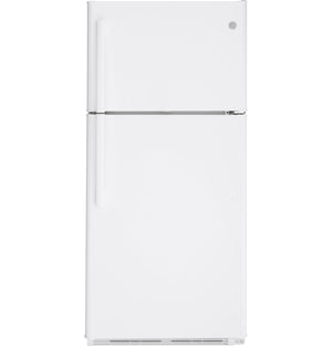 GE White Top-Freezer Refrigerator (18 Cu. Ft.) - GTS18FTLKWW