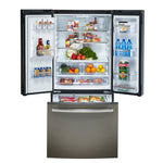 GE Profile Slate French Door Refrigerator (17.5 Cu. Ft.) - PYE18HMLKES
