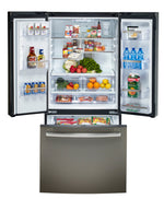 GE Profile Slate French Door Refrigerator (17.5 Cu. Ft.) - PYE18HMLKES