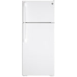 GE White Top Mount Refrigerator (17.5 Cu.Ft.) - GTE18DTNRWW
