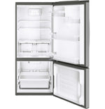 GE Fingerprint Resistant Stainless 30" Bottom-Mount Refrigerator (20.9 cu ft)- GBE21AYRKFS