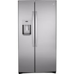 GE Stainless Steel Counter-Depth Side-by-Side Refrigerator (21.8 Cu.Ft) - GZS22IYNFS