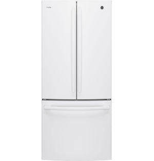 GE Profile Series White French Door Refrigerator (20.8 Cu. Ft) - PNE21NGLKWW