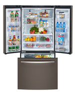 GE Profile Series Slate French Door Refrigerator (20.8 Cu. Ft) - PNE21NMLKES