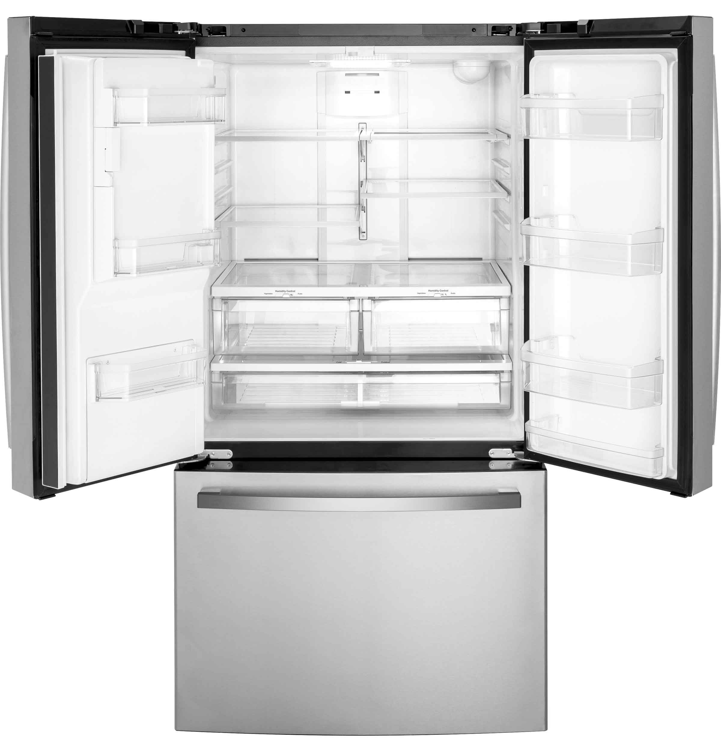 GE Fingerprint Resistant Stainlees Steel French-Door Refrigerator (25.6 Cu Ft.) - GFE26JYMFS