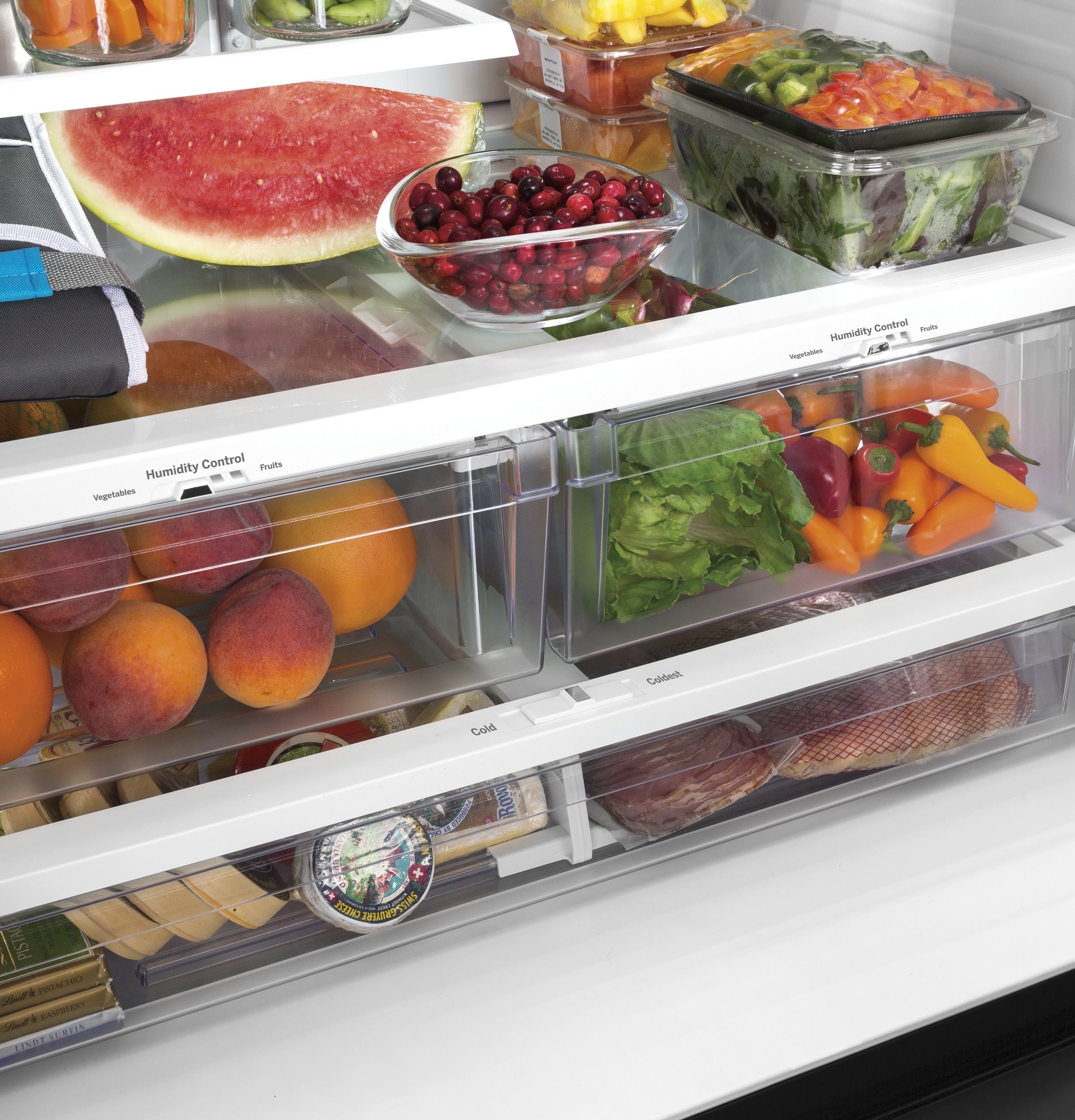 GE Slate French Door Refrigerator (27 Cu. Ft.) - GNE27JMMES