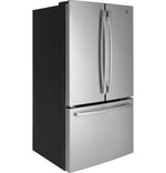 GE Fingerprint Resistant Stainlees Steel French-Door Refrigerator (26.7 Cu. Ft.) - GNE27JYMFS