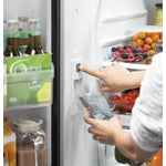 GE Fingerprint Resistant Stainlees Steel French-Door Refrigerator (26.7 Cu. Ft.) - GNE27JYMFS